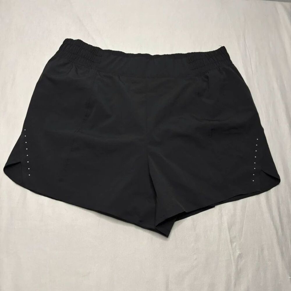 Avia Black Athletic Shorts Size M (8-10) | Reflective Dots Running Shorts